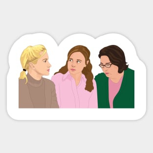 The Office Angela Pam Phylis Sticker